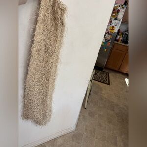 Cozy Beige Textured Scarf